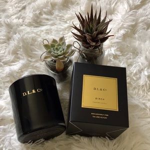 D.L. & Co - Birch Scented Candle - Brand New W/Box